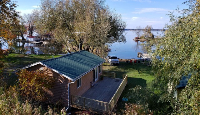 Waterfront cottage with a beautiful view