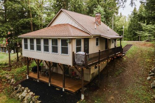 Waterfront Sebec Lake Home w/Yard + Fire Pit