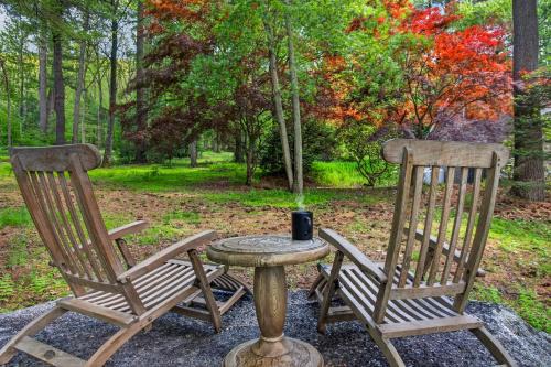 Whispering Fern Retreat - 4-Acre Luxury Escape, Fire Pit