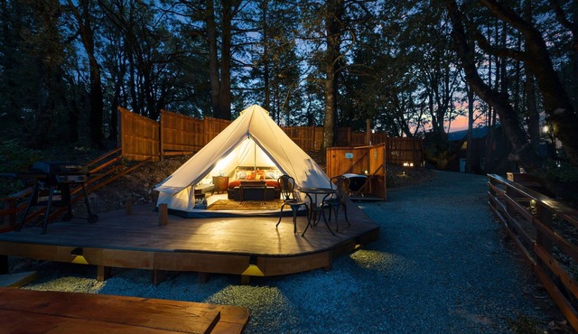 Yurt Above it All - Glamp on-site