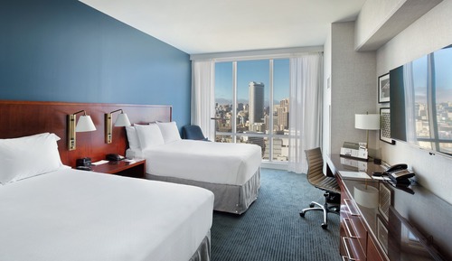 Classic Room, 2 Double Beds (West Side View)